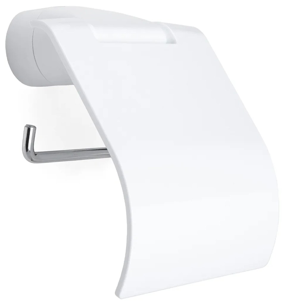 Porta-Rolo Alpha Branco 12.5X6X12.5CM