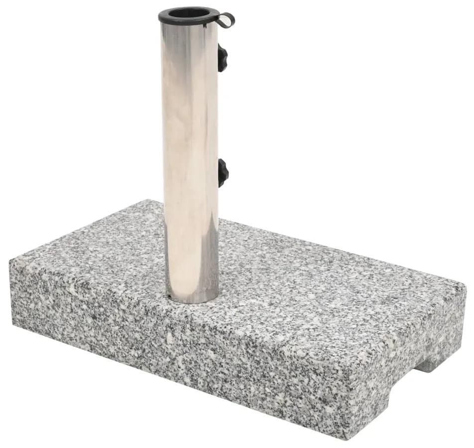 Base para guarda-sol em granito retangular 25 kg