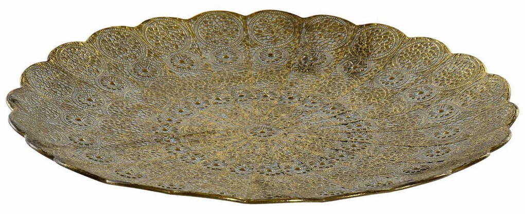 Centro de mesa DKD Home Decor Árabe Metal (35 x 35 x 4 cm)