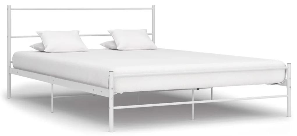 284694 vidaXL Estrutura de cama 120x200 cm metal branco