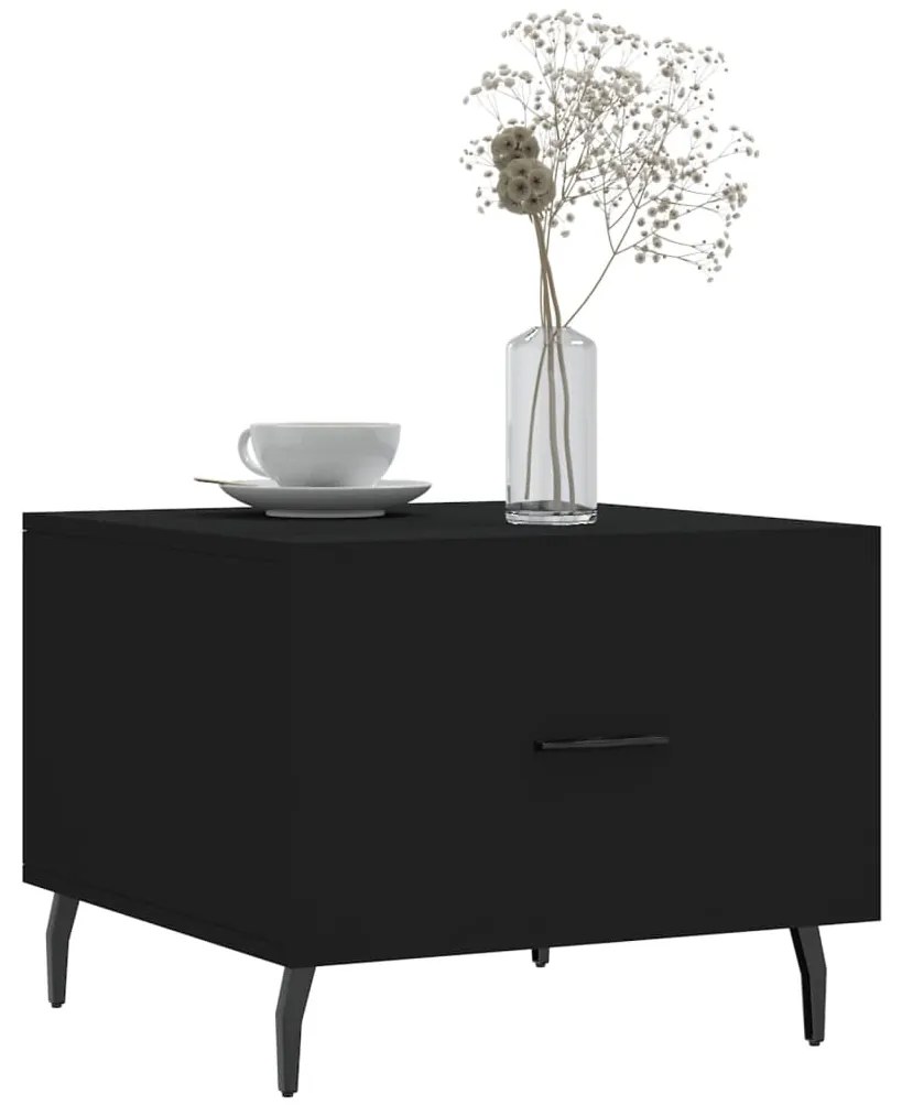 Mesa de centro 50x50x40 cm derivados de madeira preto