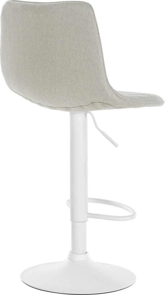 Banco de bar Lex Tecido creme