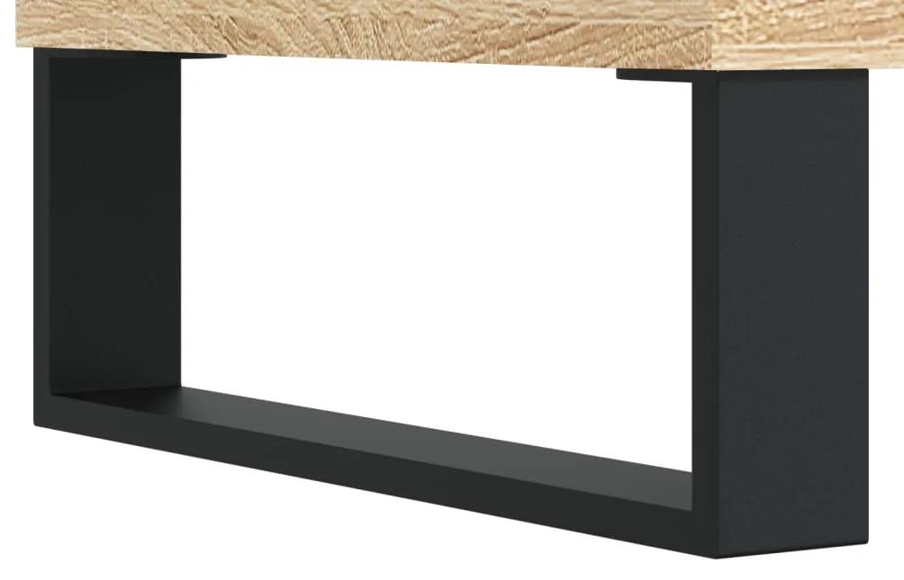 Móvel de TV 160x35x55 cm derivados de madeira carvalho sonoma