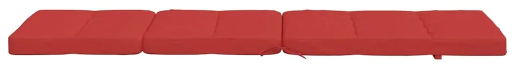 Almofadões p/ cadeira de terraço 2 pcs tecido oxford vermelho