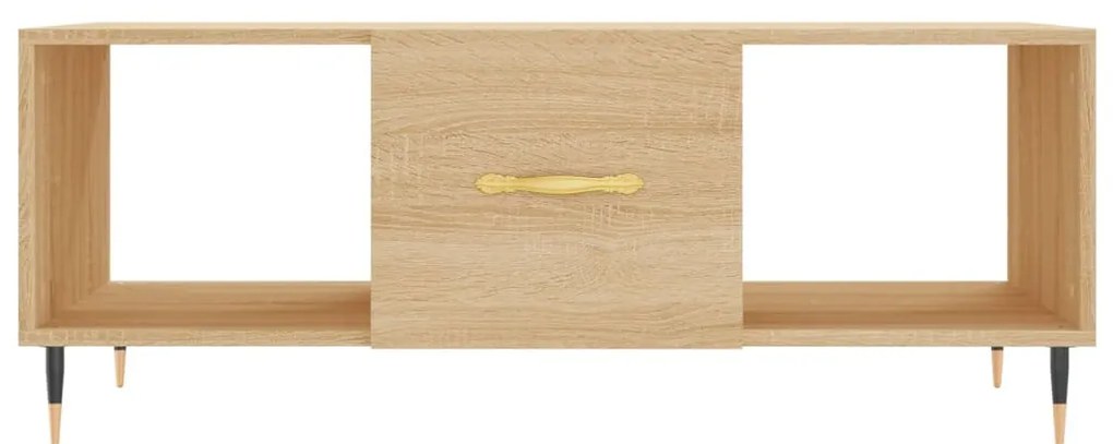 Mesa de centro 102x50x40 derivados de madeira carvalho sonoma