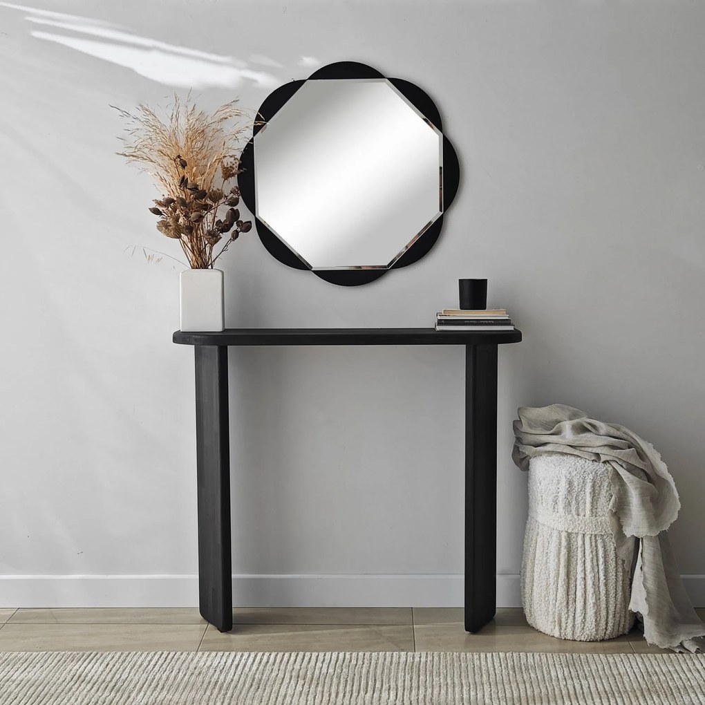 Espelho Fiore – Preto – 65 cm x 65 cm