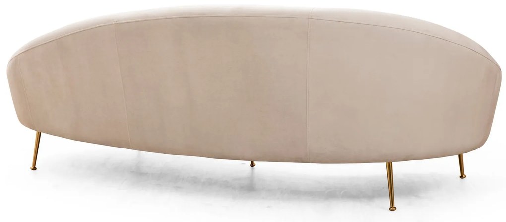 Sofá de 3 Lugares Eses – Bege – 255 cm x 120 cm x 85 cm