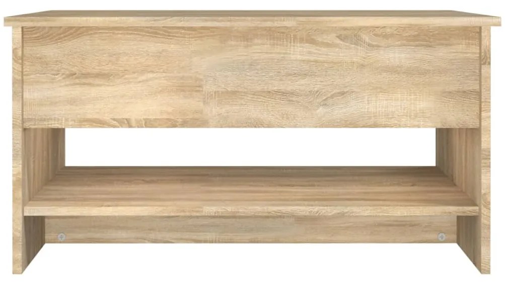 Mesa de centro 80x50x40 cm derivados madeira carvalho sonoma
