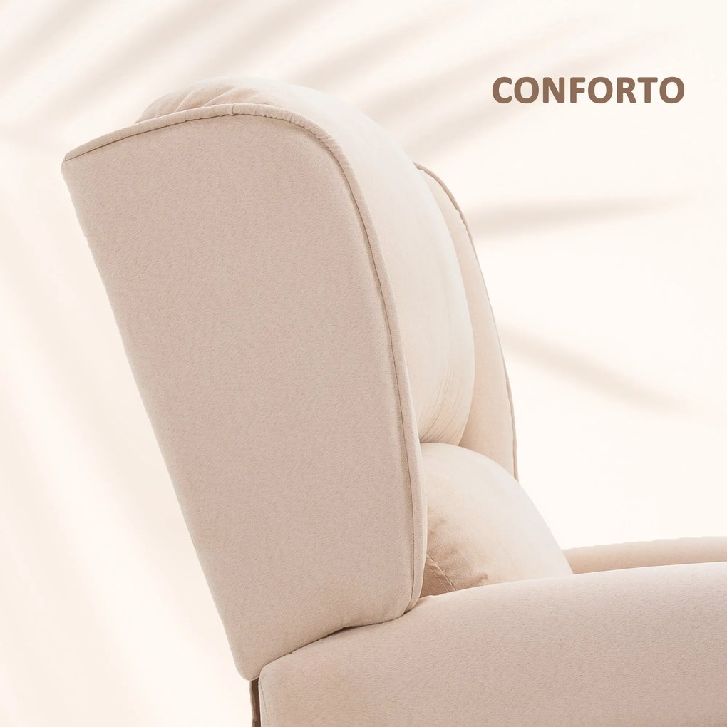 Poltrona de Massagem Poltrona Relax Reclinável com Controlo Remoto 2 Á
