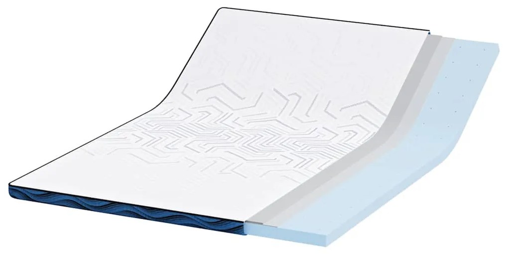 Protetores de Colchão Branco e Azul 140 x 190 cm