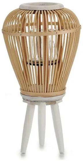 Castiçais Bambu Madeira - 34 x 78 x 34 cm
