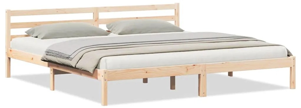 Cabeceira de Cama vidaXL 180x220 cm em Madeira Maciça de Pinho