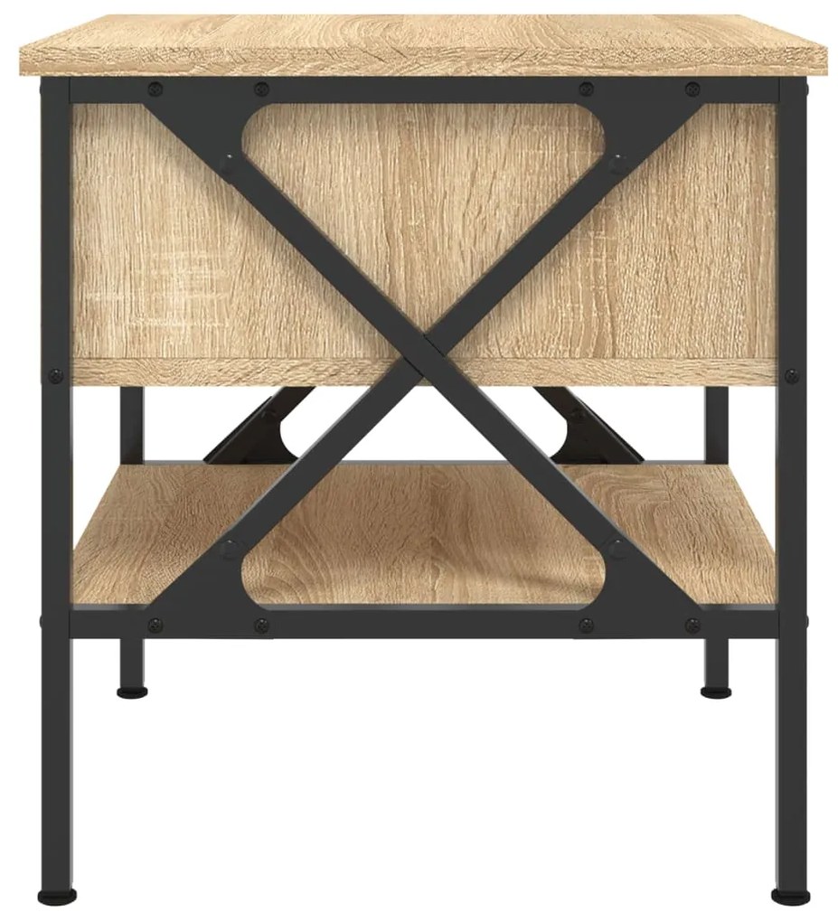 Mesa de cabeceira 40x42x45 cm derivados madeira carvalho sonoma