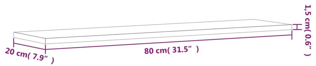 Prateleiras de parede 4pcs derivados de madeira cinzento sonoma