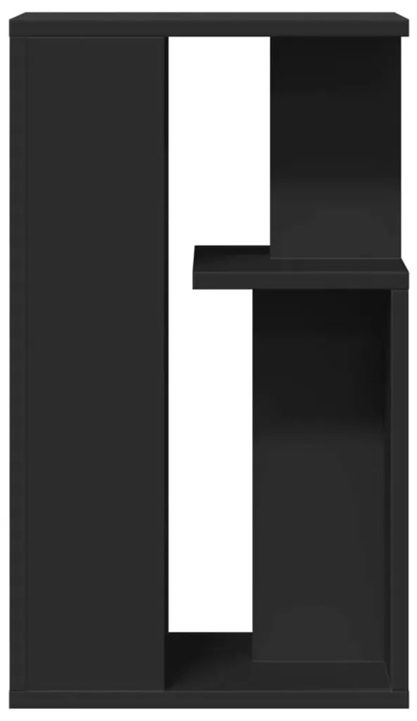 Mesa de apoio 35x35x60 cm derivados de madeira preto