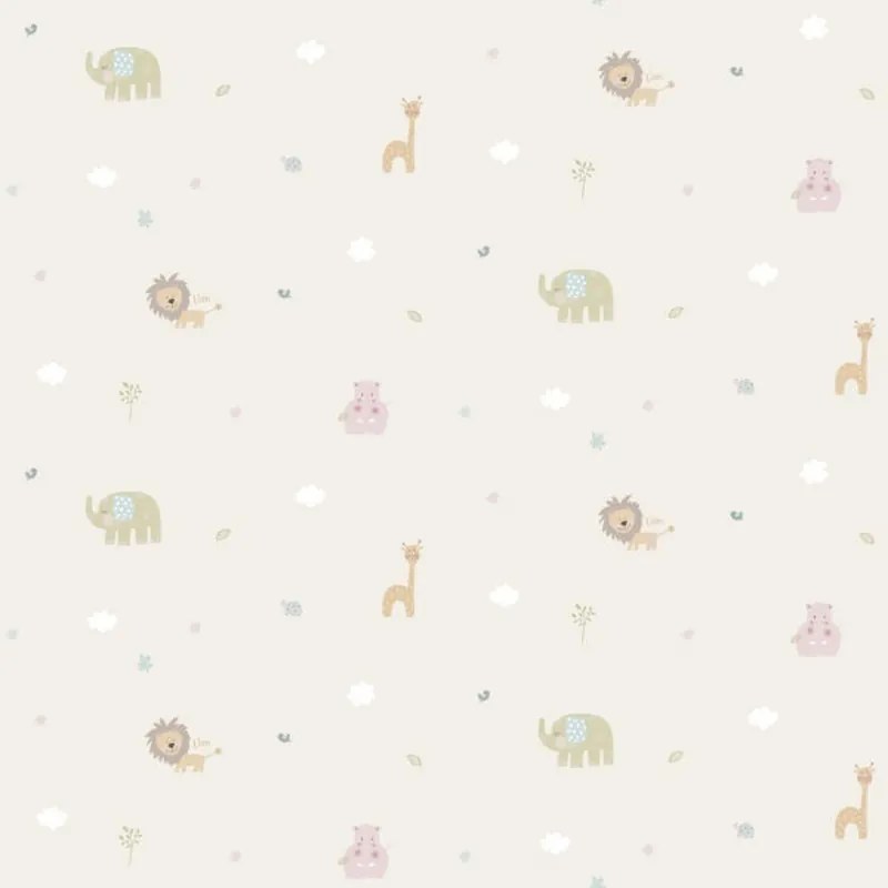 Papel Infantil LULLABY 222-1 Jungle beige