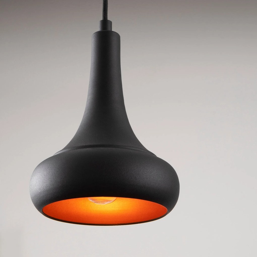 Chandelier Berceste – Preto – 40 cm