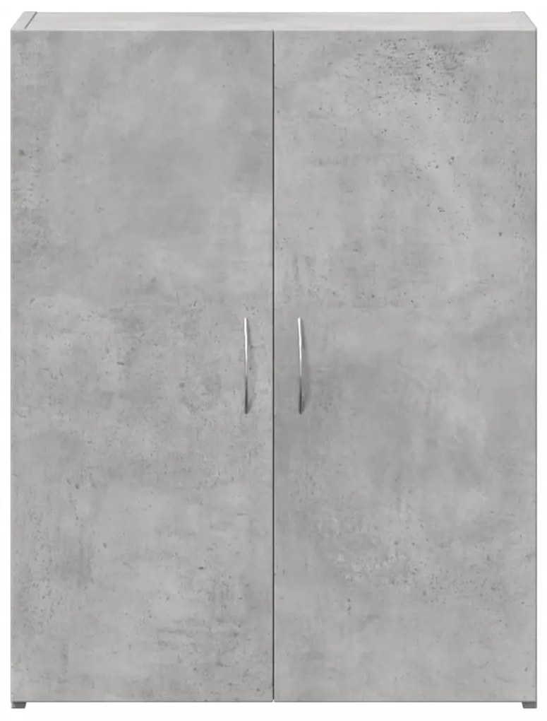 Arquivador 60x32x77,5 cm derivados de madeira cinzento cimento