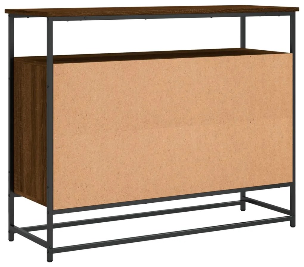Aparador 100x35x80 cm derivados de madeira carvalho castanho