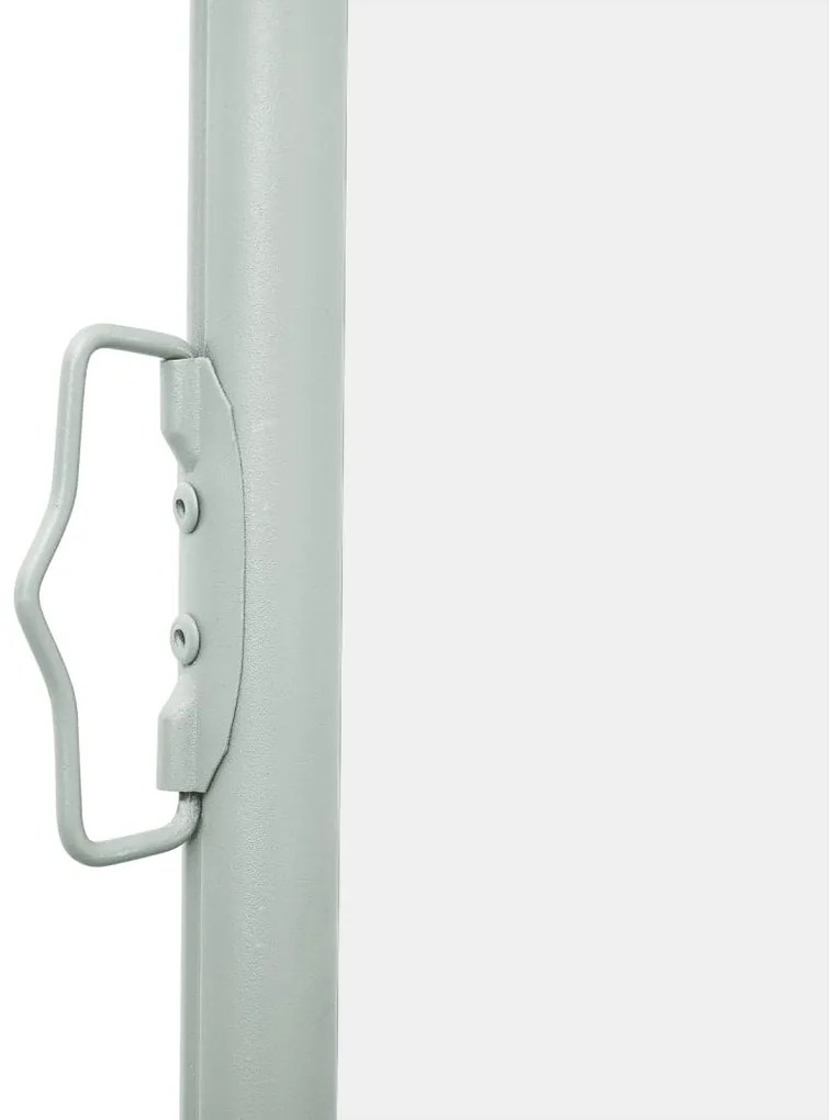 Toldo lateral retrátil para pátio 140x600 cm cor creme