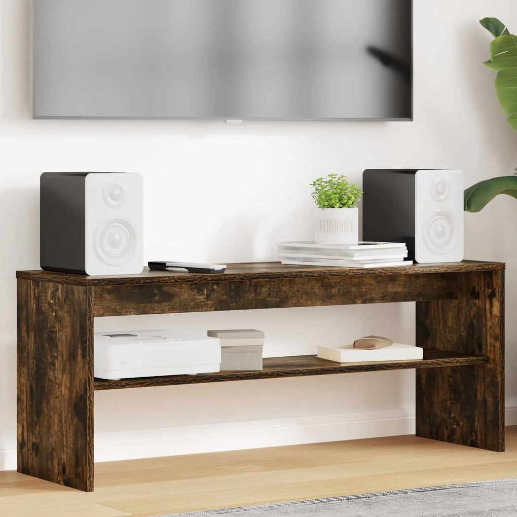 vidaXL Gabinete para TV Carvalho Defumado 100 x 30 x 40 cm