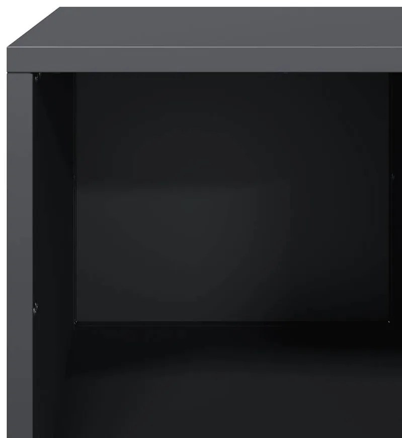 Mesa de centro 101,5x50x43,5 cm aço laminado a frio antracite