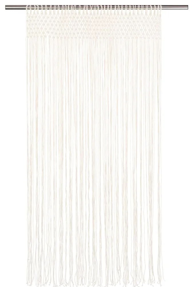 Cortina macramé 140x240 cm algodão