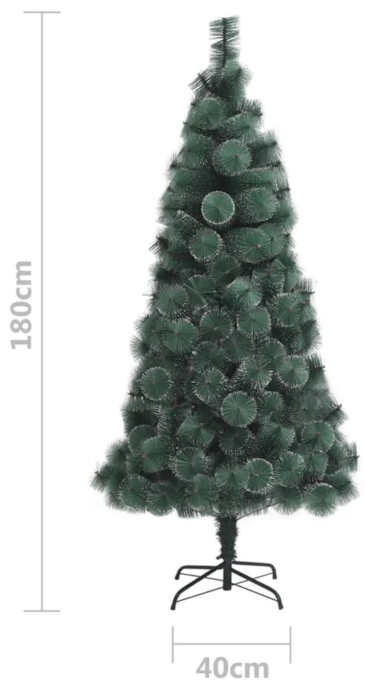 Árvore de Natal artificial com suporte 180 cm PET verde