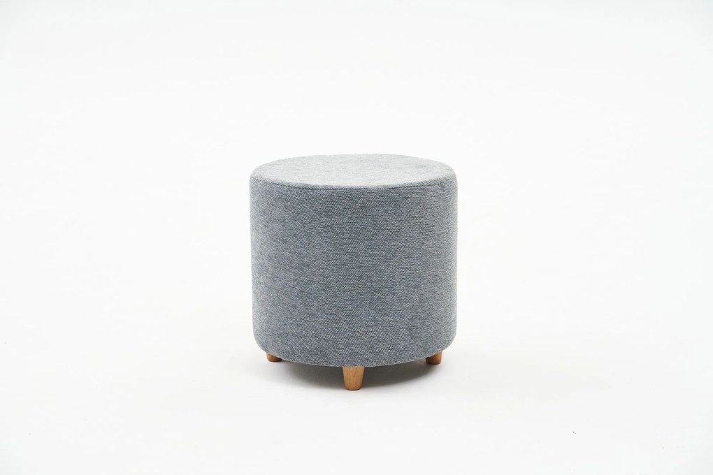 Pouffe Mario Gabbana – Cinzento – 40x40x40 cm