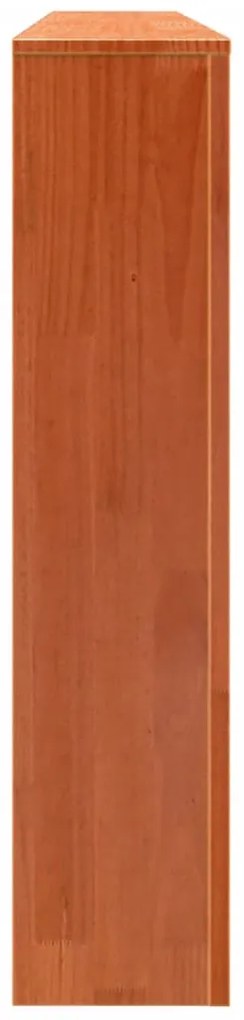Cobertura de radiador 79,5x19x84 cm pinho maciço castanho cera