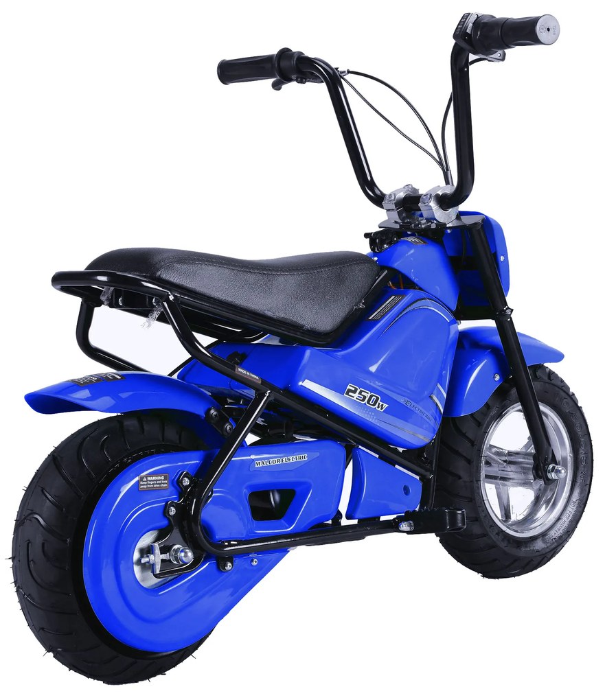 MINIMOTO INFANTIL ELÉTRICO MTR MALCOR 250W AZUL