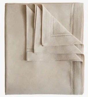 Toalha De Mesa Em Algodão Eirsen Tapioca Bege & 150 X 200 Cm - Sklum