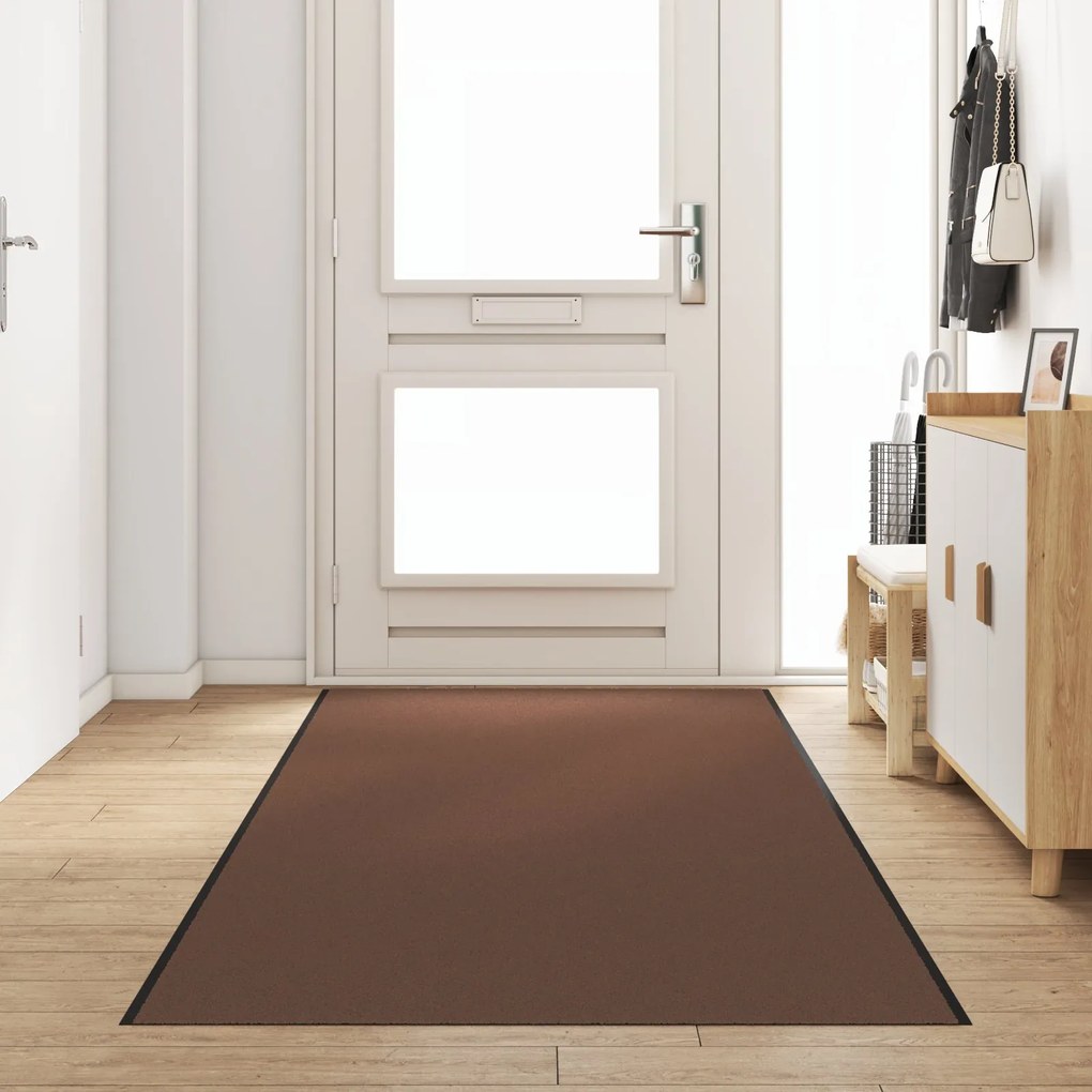 Capacho Retangular vidaXL Castanho 120x400 cm