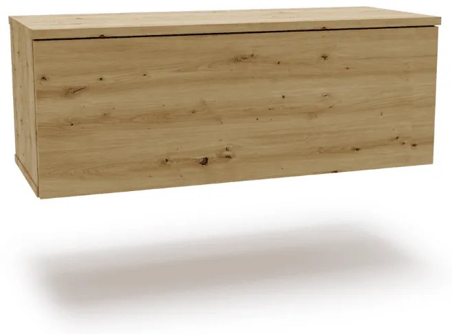 Armário TV 80 cm - Cor Carvalho Artesanal