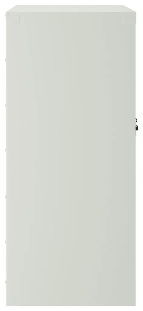 Arquivador 79x40x90 cm aço cinzento-claro