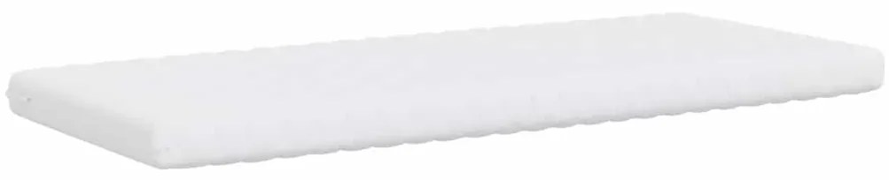 Colchão de espuma 80x220 cm 7 zonas dureza 20 ILD branco