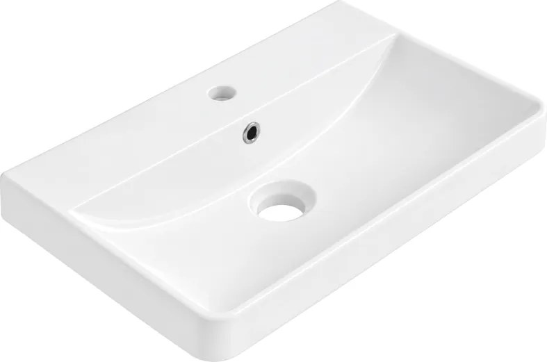 Mexen Dagna lavatório embutido no balcão 50 x 35 cm, branco - 21995100