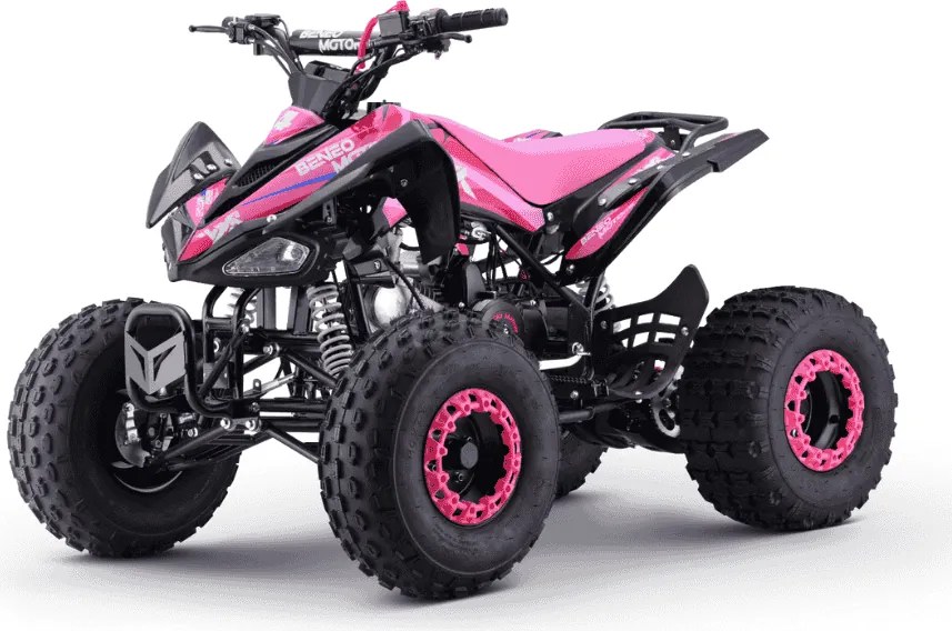 Moto 4 para crianças gasolina 125cc ATV Motors ZXT Rosa