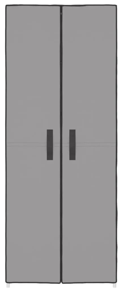 Sapateira 60x30x166 cm tecido cinzento