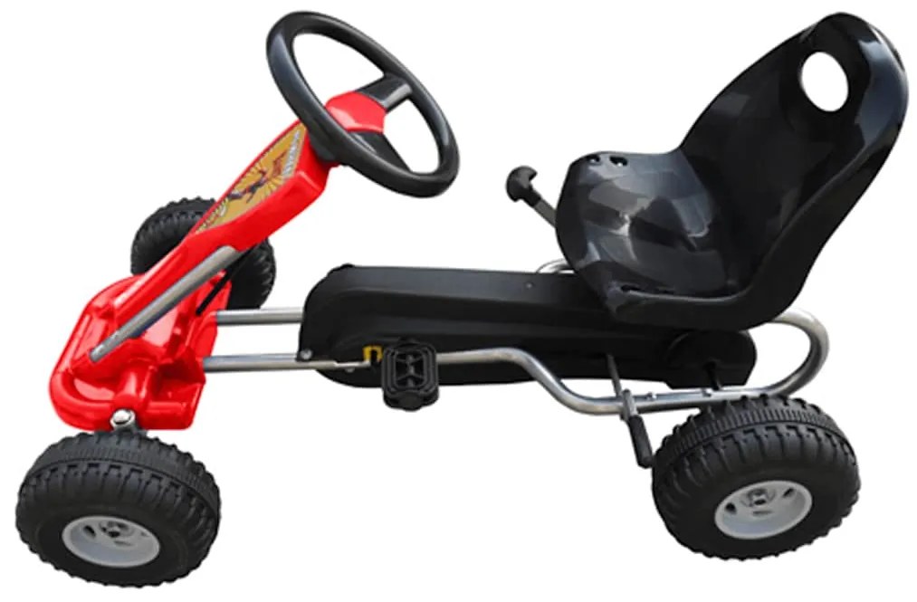 Kart a pedais vermelho