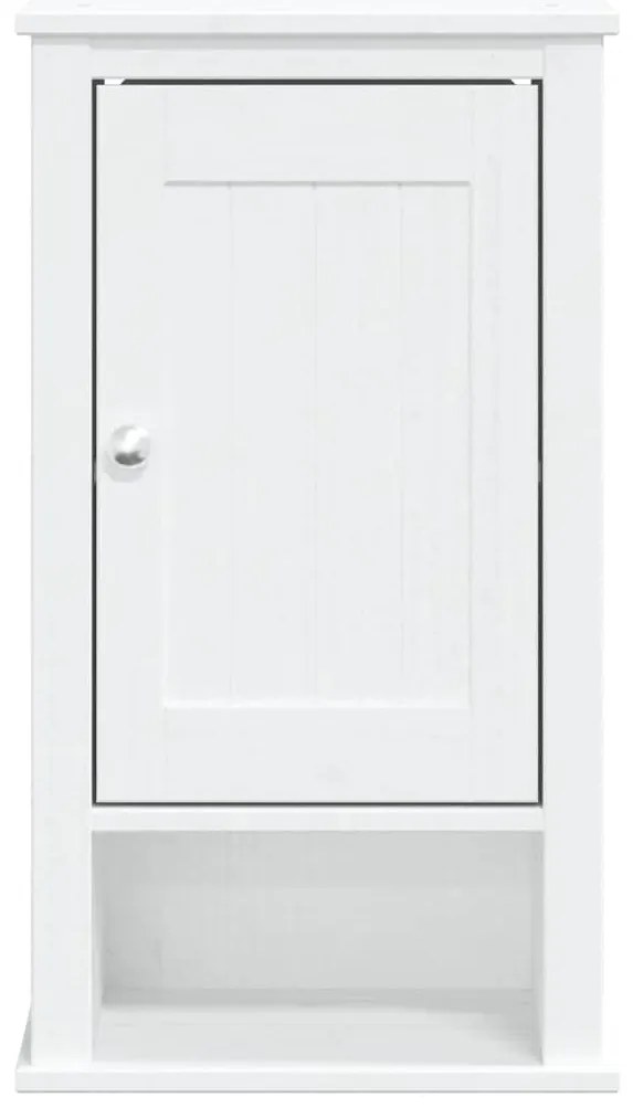 Móvel de parede p/ WC BERG 40x27x71,5 cm pinho maciço branco