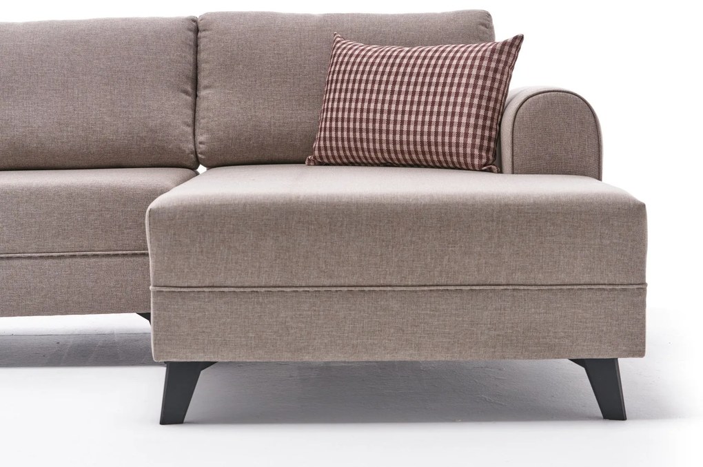 Sofá-Cama de Canto Belen – Creme – 300x78x202 cm