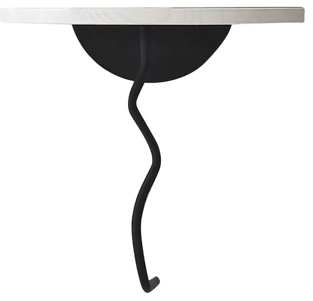 Prateleira de Parede Leo – Preto e Branco – 35 cm x 35 cm