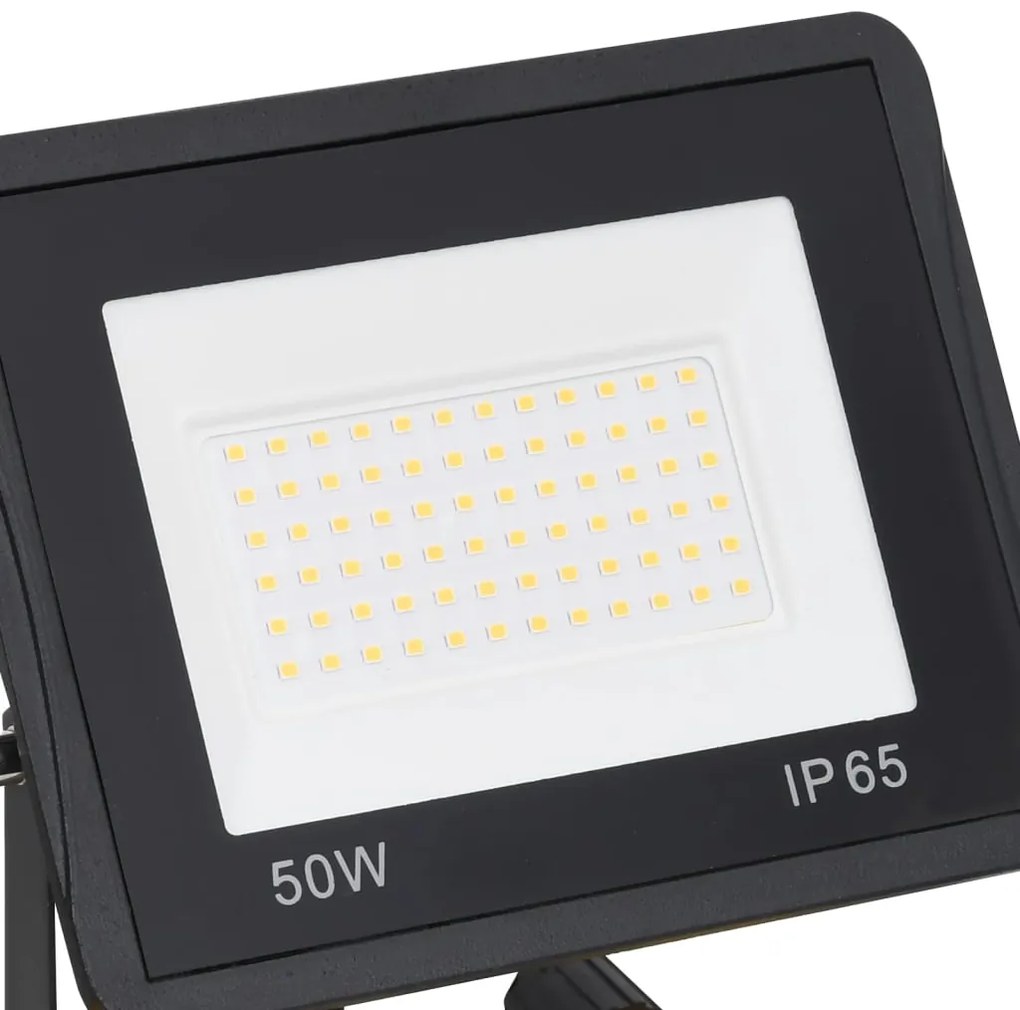 Projetor c/ iluminação LED e pega 2x50 W branco quente