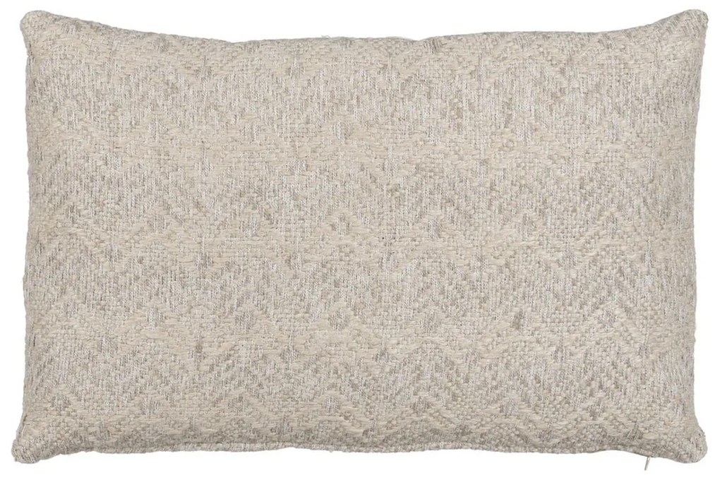 Almofada Algodão Linho Cinzento 60 x 40 cm
