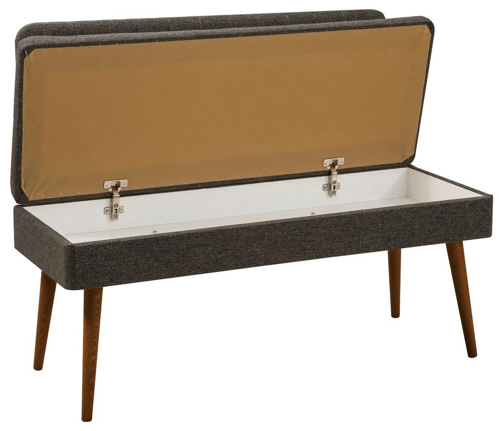 Conjunto de Mesa de Jantar Extensível e Cadeiras Vina – Nogueira e Ant