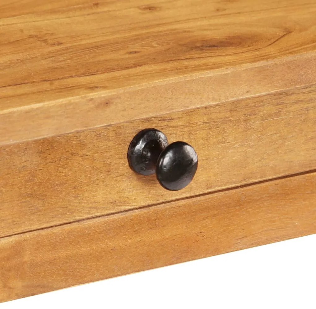 Mesa consola 100x40x76 cm madeira de acácia maciça
