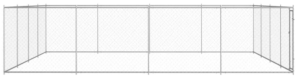Canil de exterior em aço galvanizado 760x760x185 cm