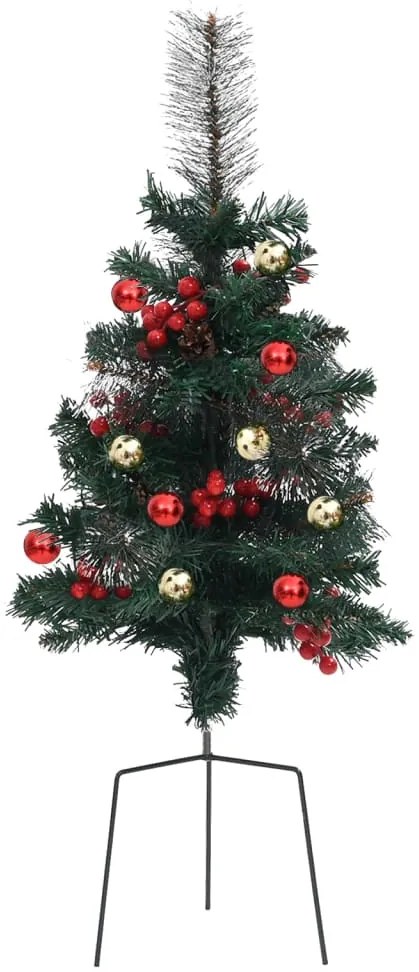 Árvores de Natal artificiais de exterior 2 pcs 76 cm PVC