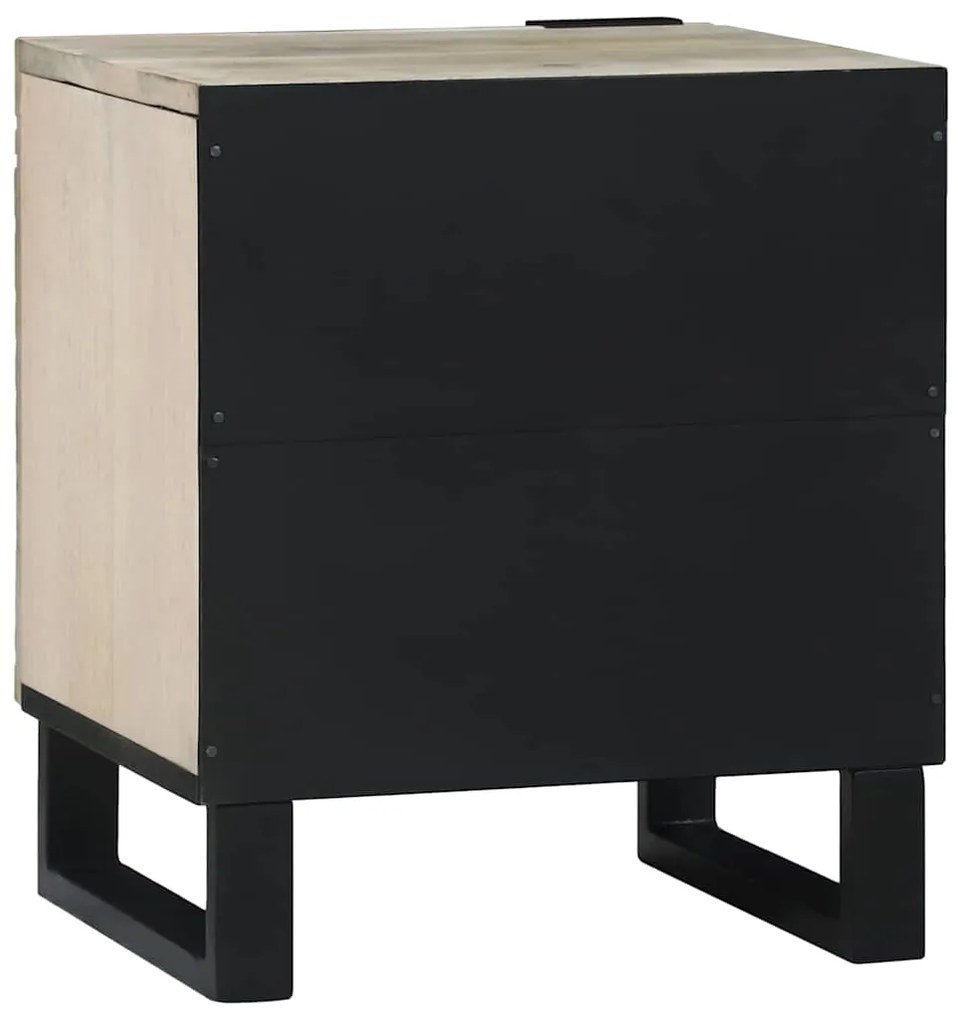 Mesas de cabeceira 2 pcs Natural 40 x 33.5 x 46 cm